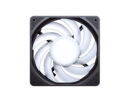 Bykski 9 Blade High Volume 120mm PWM - 5V Addressable RGB(RBW) LED Fan - 2000 RPM / 70.33 CFM / 37.7 dBA (CF-RBW2000EX-X)
