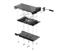 Granzon Full Armor GPU Water Block and Backplate For ASUS TUF Gaming GeForce RTX 5090 32GB GDDR7 (GBN-AS5090TUF)