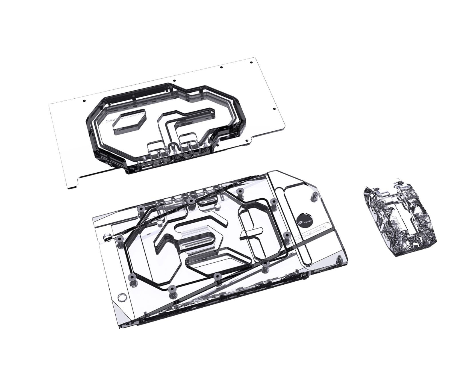 Bykski Full Coverage GPU Water Block and Backplate for ASUS ROG