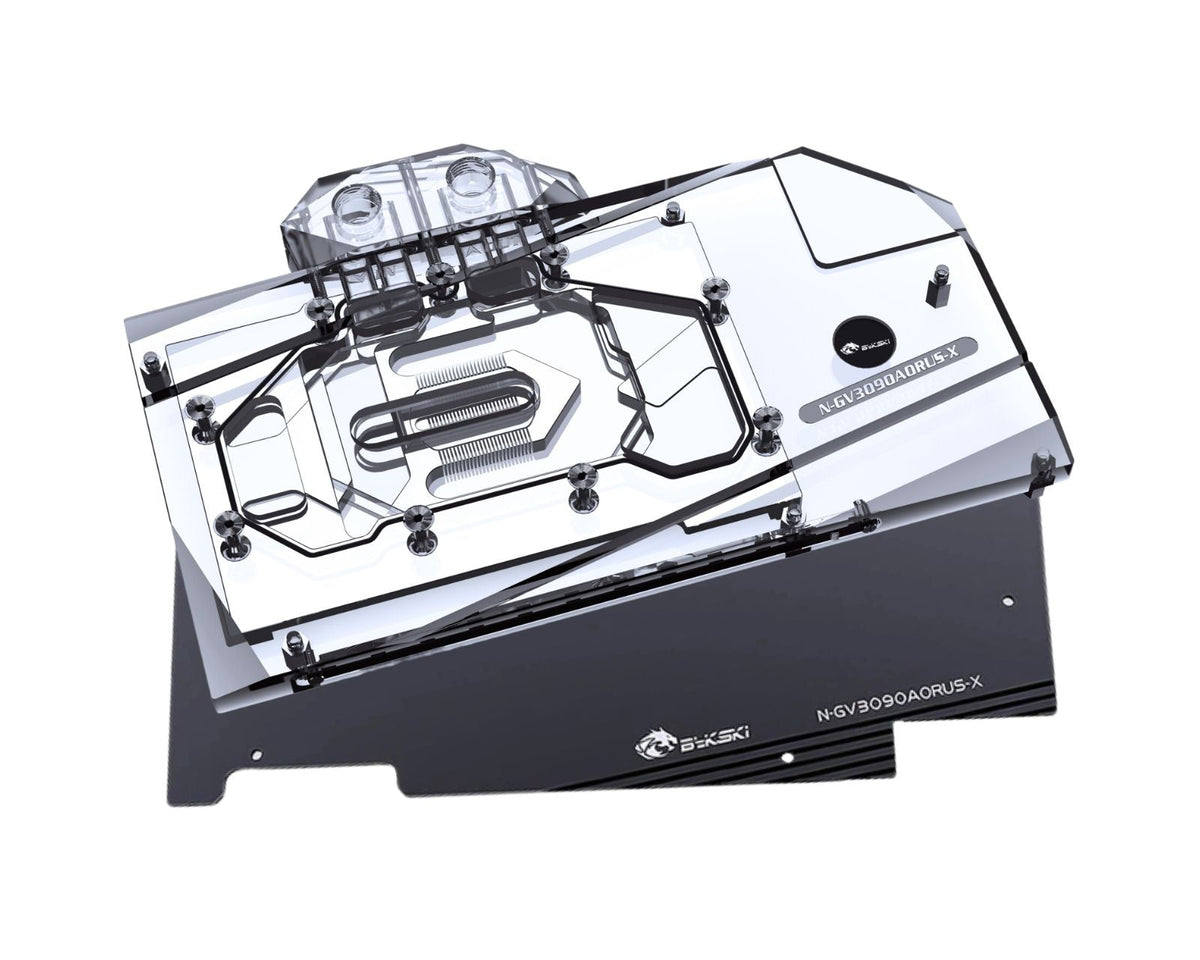 Bykski Full Coverage GPU Water Block and Backplate for Gigabyte AORUS RTX 3080/3090 Master (N-GV3090AORUS-X)