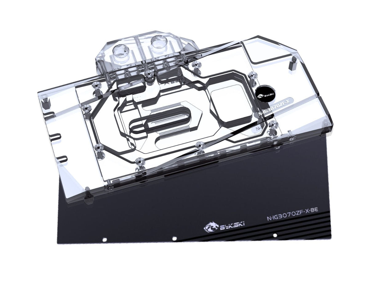 Bykski Full Coverage GPU Water Block and Backplate for Colorful Battle Axe GeForce RTX 3070 8GB (N-IG3070ZF-X)