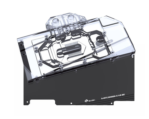 Bykski Full Coverage GPU Water Block and Backplate For NVIDIA GeForce RTX 3080/3090 Reference Design (N-RTX3090H-X-V2)