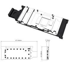 Bykski Durable All Metal GPU Water Block and Backplate For NVIDIA GeForce RTX 4080 SUPER 32GB (N-RTX4080S-SR) - Continuous Usage