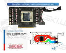 Bykski Durable All Metal GPU Water Block and Backplate For NVIDIA RTX PRO 5000/6000 Blackwell Server Edition (N-RTXPRO6000-SR) - Continuous Usage