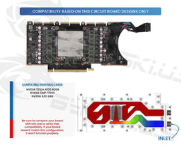 Bykski Durable Metal/POM GPU Water Block and Backplate For Nvidia Tesla A100 40GB (N-TESLA-A100-40G-SR) - Continuous Usage
