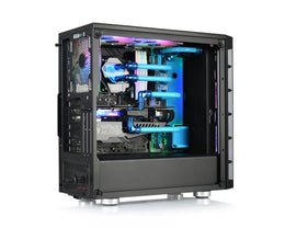 Bykski Distro Plate For CORSAIR 465X - PMMA w/ 5v Addressable RGB(RBW) (RGV-COS-465X-P-K) - DDC Pump With Armor