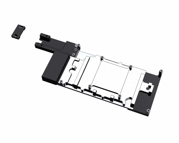 Bykski Metal/POM GPU Water Block and Backplate For NVIDIA TESLA A100 40GB (N-TESLA-A100-X-V2)