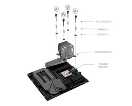 Bykski CPU-XPR-DDC-I DDC Pump Reservoir CPU Water Cooling Block for Intel Core (LGA 115x/1366/2011/2066)
