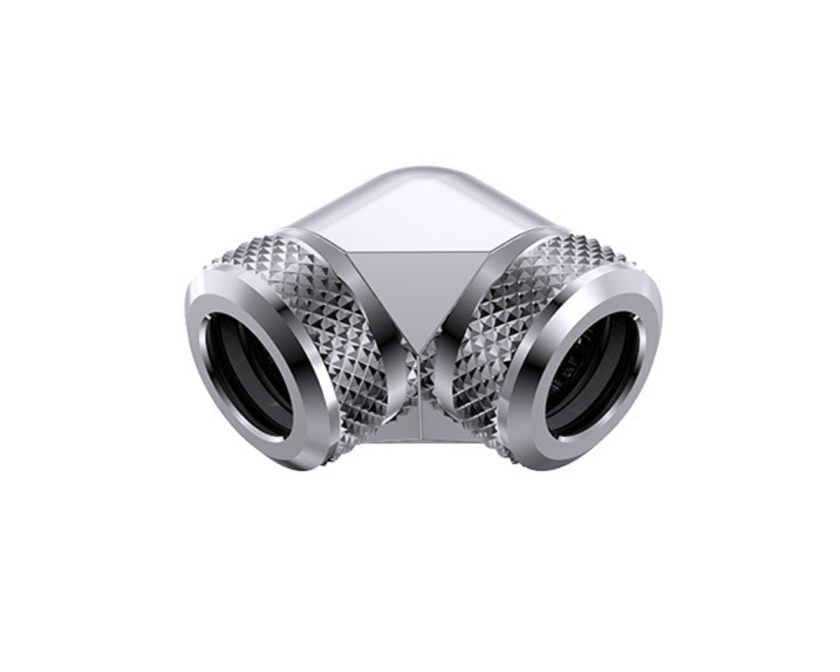 Bykski 12mm OD Rigid Tubing 90 Degree Fitting (CC-DB90L12-X) - Silver
