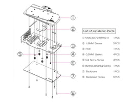 Bykski Full Coverage GPU Water Block and Backplate for MSI RTX 3060/3070 Gaming X Trio (N-MS3070TITRIO-X)