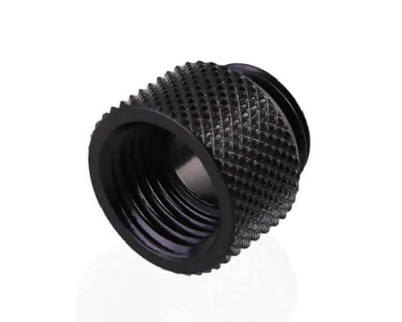 Bykski G 1/4in. Male/Female Extension Coupler - 10mm (B-EXJ-10) - Black