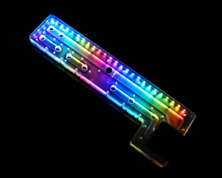 Bykski Distro Plate For InWin 805 - PMMA w/ 5v Addressable RGB(RBW) (RGV-INW-805-P-K) - DDC Pump With Armor