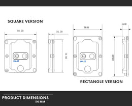 Bykski CPU-3647-SR Durable All Metal CPU Water Block For LGA 3647 XEON - Continuous Usage - Rectangle