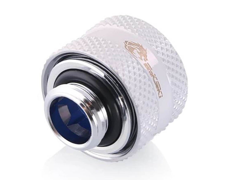 Bykski Anti-Off Rigid 14mm OD Fitting (B-FTHTJ-L14) - White