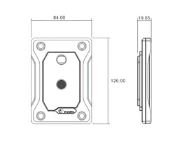Bykski CPU-ICELAKE-X CPU Water Cooling Block for Intel Xeon Scalable (LGA 4189)