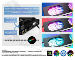 Bykski Armored End Port GPU Waterblock with Backplate For PNY GeForce RTX 5090 32GB GDDR7 (N-PNY5090-X)
