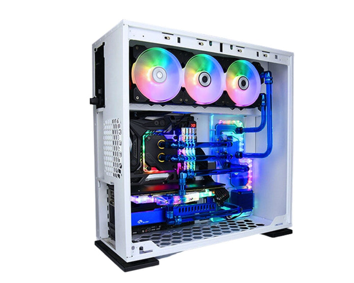 Bykski Distro Plate For InWin 303-5 - PMMA w/ 5v Addressable RGB(RBW) (RGV-INW-303-5-P-K) - DDC Pump With Armor