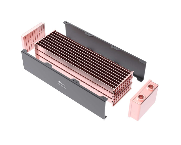 Bykski 80mm x 60mm RC Series Radiator, 80mm x 3, Triple Fan (CR-RD80X3RC-TK60)