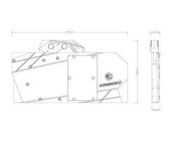 Bykski ZOTAC RTX 2080 PGF Extreme OC12 Full Coverage GPU Water Block - Clear (N-ST2080PGF-X)