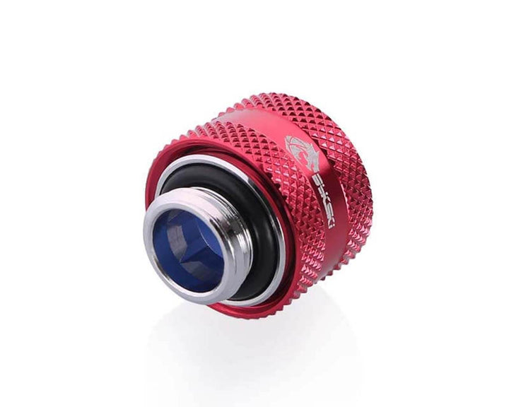 Bykski Anti-Off Rigid 12mm OD Fitting (B-FTHTJ-L12) - Red