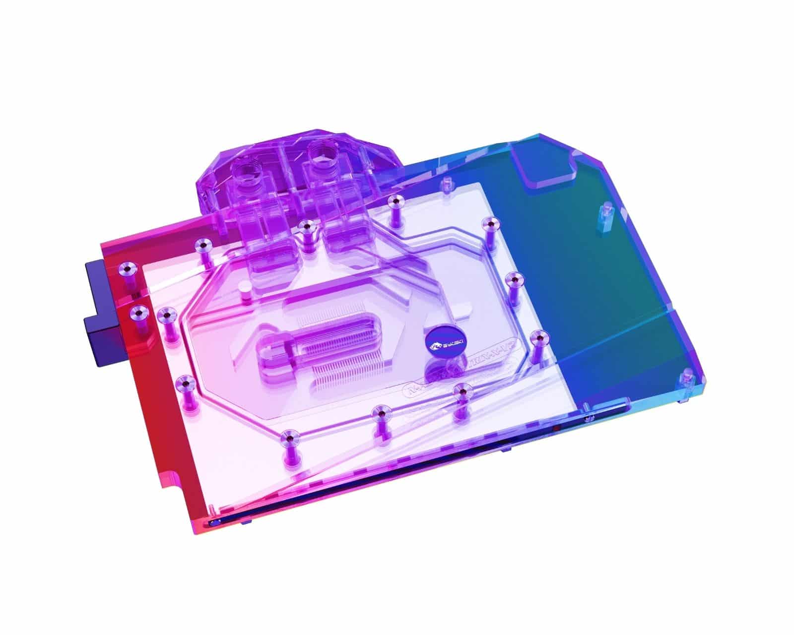 Bykski Full Coverage GPU Water Block and Backplate for ASUS ROG