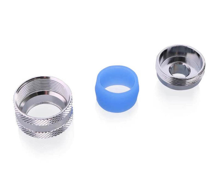 Bykski Anti-Off Rigid 16mm OD Fitting (B-FTHTJ-L16) - Silver