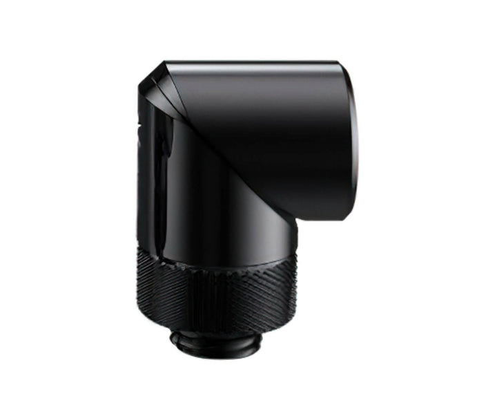 Granzon G 1/4in. Male to Female 0 - 90 Degree Multi Directional Rotary Elbow Fitting (GD-SK-BK) - Black