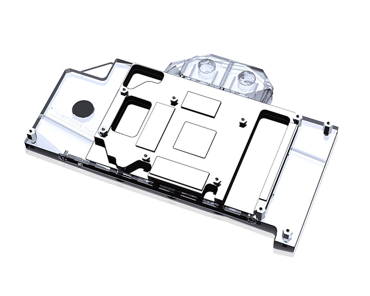 Bykski Full Coverage GPU Water Block and Backplate for GALAXY RTX 3060Ti EX (1-CLICK OC)(N-GY3060TIBK-X)