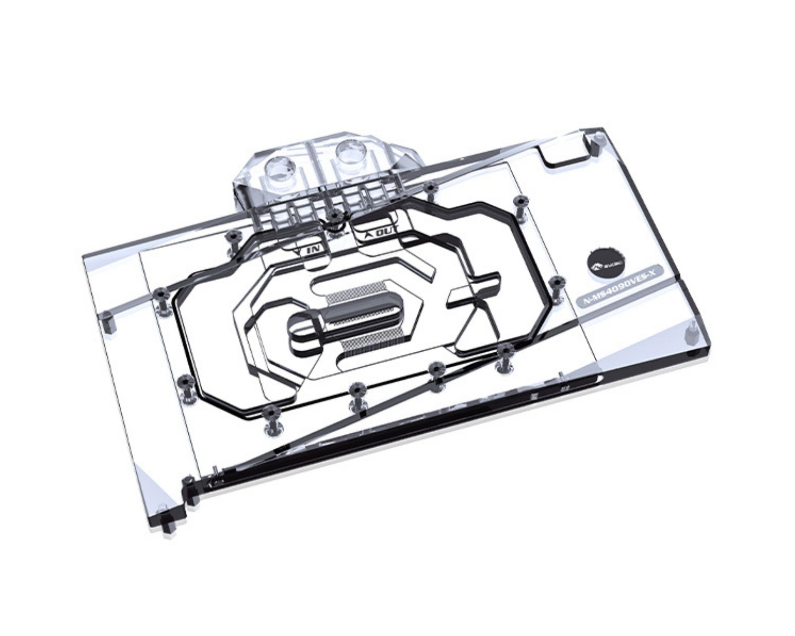 Bykski Full Coverage GPU Water Block and Backplate For MSI GeForce