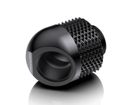 Granzon G 1/4in. Male to Female 45 Degree Rotary Elbow Fitting (GD-45) - Black