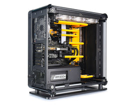 Bykski Distro Plate For Thermaltake Core P6 TG - PMMA w/ 5v Addressable RGB (RBW) (RGV-TT-P6-P-K) - DDC Pump With Armor