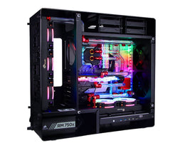 Bykski Distro Plate For InWin 909 - PMMA w/ 5v Addressable RGB(RBW) (RGV-INW-909-P-K) - DDC Pump With Armor