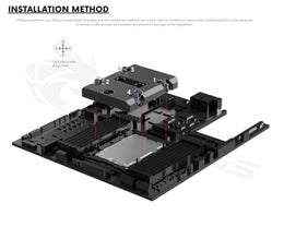 Bykski CPU-7529-SR Durable All Metal CPU Water Block For Intel LGA 7529 - Continuous Usage
