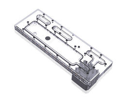 Bykski Distro Plate For COUGAR Panzer Evo - PMMA w/ 5v Addressable RGB(RBW) (RGV-CG-PanzerEvo-P-K) - DDC Pump With Armor