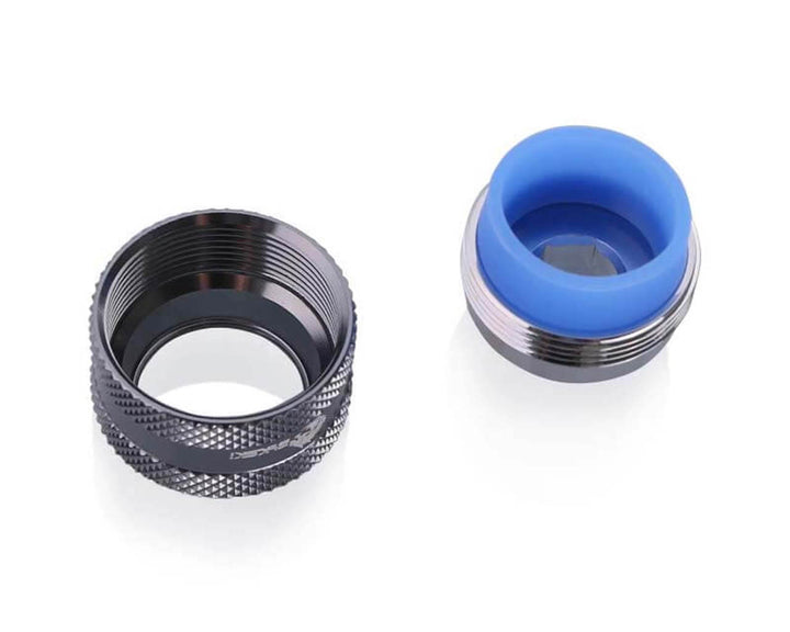 Bykski Anti-Off Rigid 16mm OD Fitting (B-FTHTJ-L16) - Grey