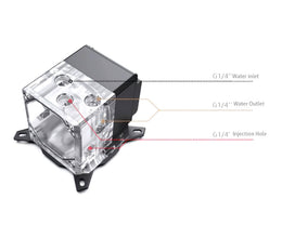 Bykski CPU-XPR-DDC-M DDC Pump Combo CPU Water Cooling Block for AMD Ryzen (AM4/AM3+/FM2+)