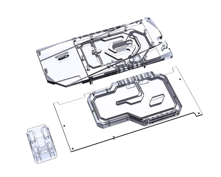 Bykski Full Coverage GPU Water Block w/ Integrated Active Backplate for Zotac RTX 3090 HOF Extreme Limited Edition (N-GY3090HOF-TC)