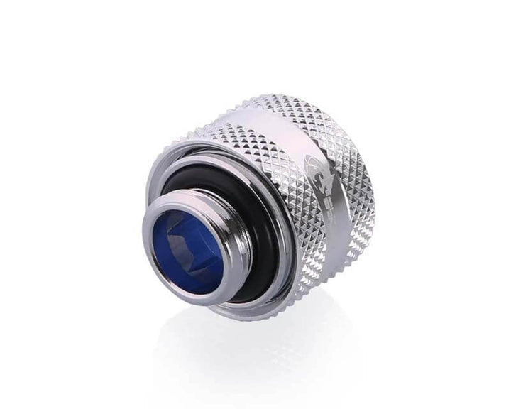 Bykski Anti-Off Rigid 12mm OD Fitting (B-FTHTJ-L12) - Silver