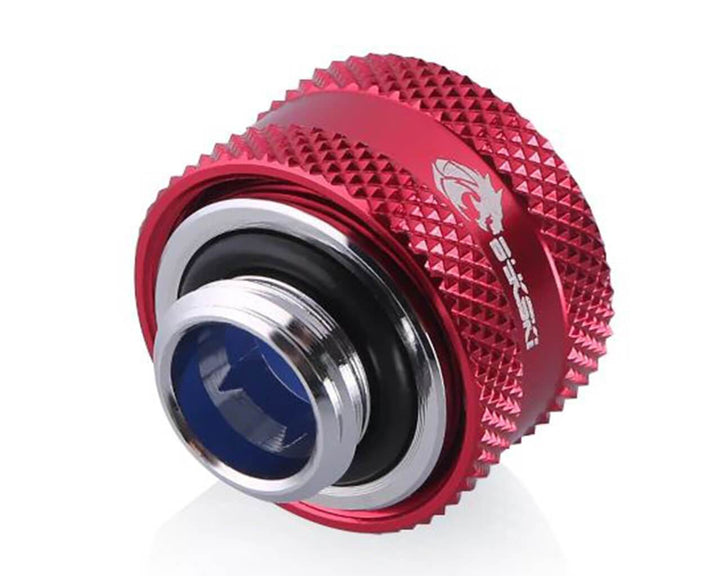 Bykski Anti-Off Rigid 14mm OD Fitting (B-FTHTJ-L14) - Red