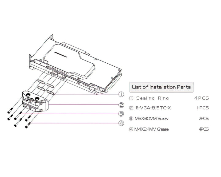 Bykski Full Coverage GPU Water Block w/ Integrated Active Backplate for GALAXY RTX 3090 GAMER (N-GY3090GAMER-TC)
