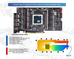Bykski Durable Metal/POM GPU Water Block and Backplate for Zotac Gaming RTX 4090 Series  (N-ST4090TQ-X-V4) - Continuous Usage