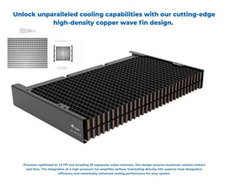 Bykski High-Performance Multi-Block 2,000W Heat Dissipation Radiator, 9x120mm Support (B-RD1080-TK-V2)