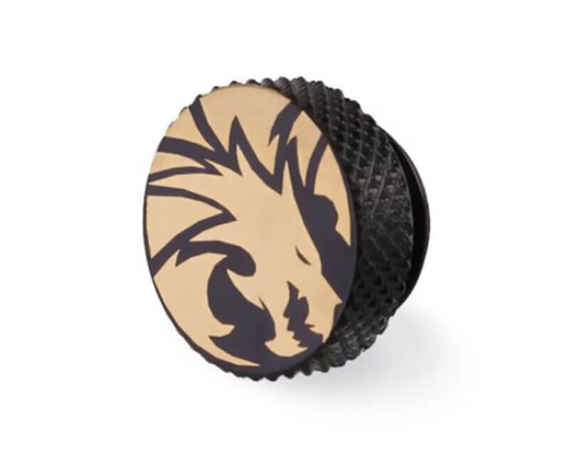 Bykski G 1/4 Knurled Stop Plug - Black (B-PD5) - Black