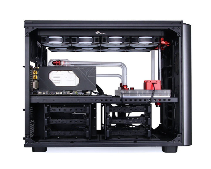 Bykski Distro Plate For Thermaltake Level 20 XT - PMMA w/ 5v Addressable RGB (RBW) (RGV-TT-LEVEL20XT-P-K) - DDC Pump With Armor