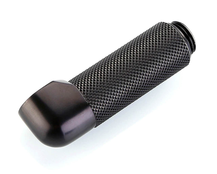 Bykski G 1/4in. Male to Female 90 Degree Rotary 40mm Extension Elbow Fitting (B-RD90-EXJ40) - Black
