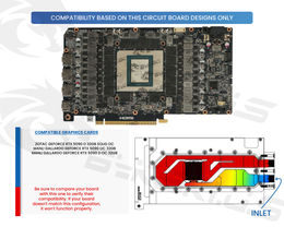 Bykski Durable Metal/POM GPU Water Block and Backplate For ZOTAC GeForce RTX 5090 D 32GB SOLID OC (N-ML5090GR-SR) - Continuous Usage