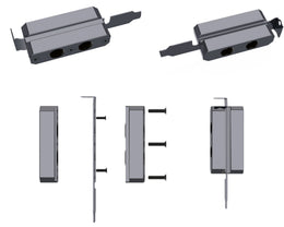 Bykski PCI Slot Pass Through Dual G 1/4 Female to Female Connector for External Cooling V2 (B-PCI-EM-X-V2)