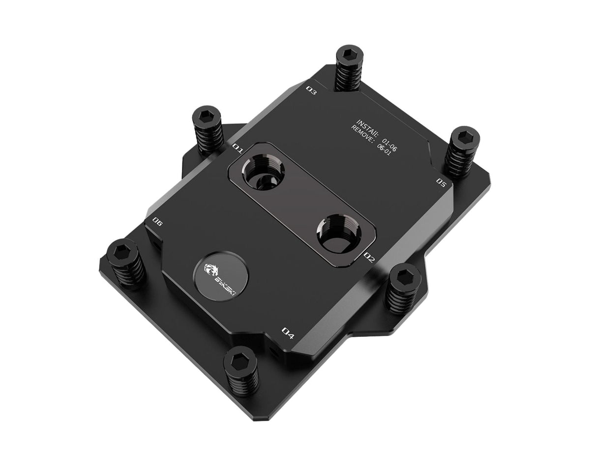 Bykski CPU-SP5-SR Durable Metal CPU Water Cooling Block for AMD EPYC (Socket SP5 / LGA 6096)