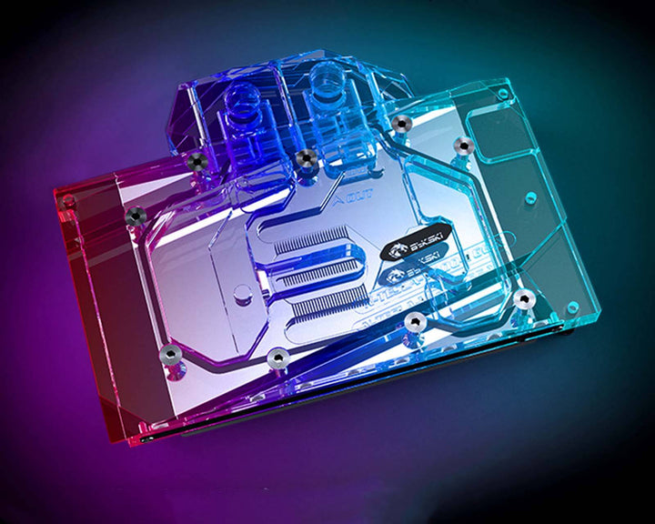 Bykski Full Coverage GPU Water Block for Tesla V100 16GB FHHL (N-TESLA-V100-16G-X)