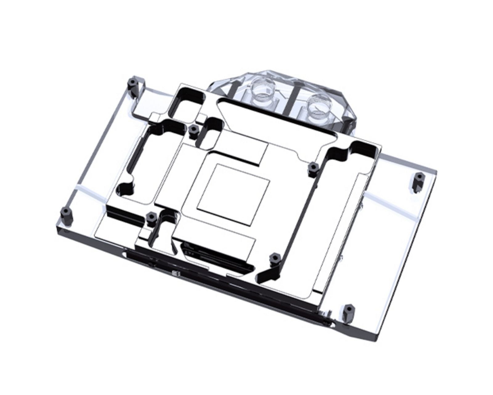 Bykski Full Coverage GPU Water Block and Backplate For